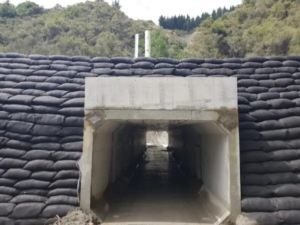 Flex MSE Vegetated Retaining Wall for Culvert