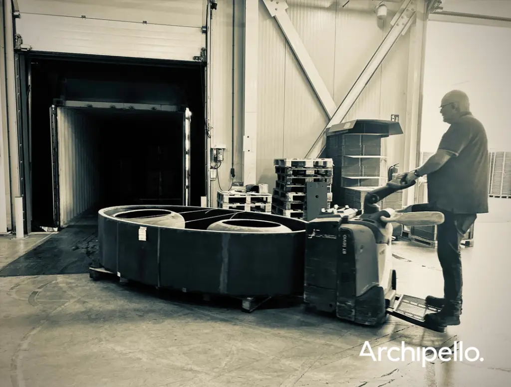 First shipment of Archipello. from Europe