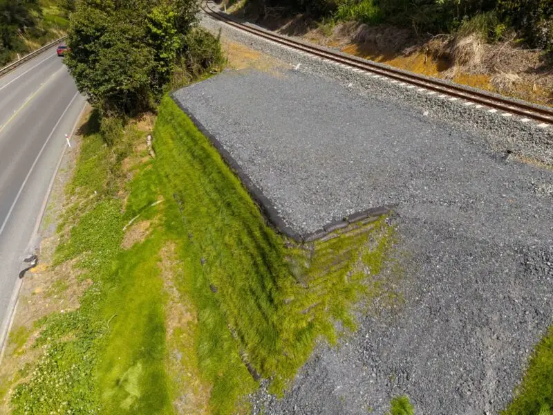 Flex MSE Vegetated Retaining Wall