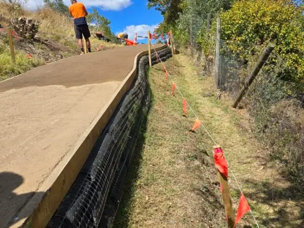 Flex MSE Vegetated Retaining Wall for Walking Track