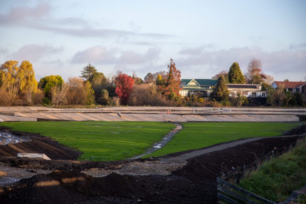 EcoWool mulch matting at Northwood sub-division