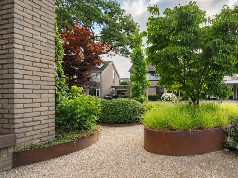 Ellipse Archipello. Planter in Corten Steel