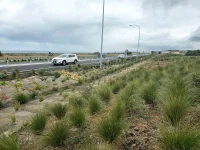 SH15 Awatoto Roundabout Project FuturFiber Dag Wool Matting